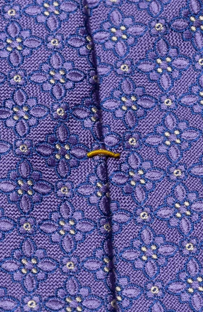 Shop Eton Silk Tie In Purple