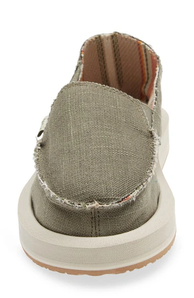 Sanuk Donna Slip-on Sneaker In Green