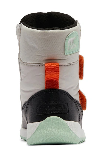 Shop Sorel Whitney™ Ii Short Waterproof Insulated Boot In Moonstone/ Black