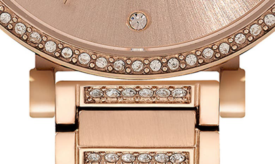 Shop Olivia Burton Belgrave Crystal Bracelet Watch, 32mm In Blush