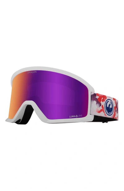 Shop Dragon Dx3 Otg 61mm Snow Goggles With Ion Lenses In Koilite/ Llpurpleion
