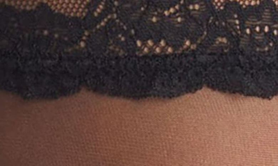 Shop Ann Summers Lace Top Stockings In Black