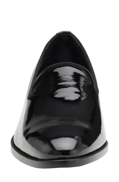 Johnston & Murphy Gavney Loafer Black Leather Slip On Casual Shoes Zpo3762 In Black Patent