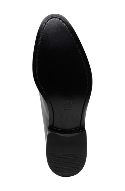 Johnston & Murphy Gavney Loafer Black Leather Slip On Casual Shoes Zpo3762 In Black Patent