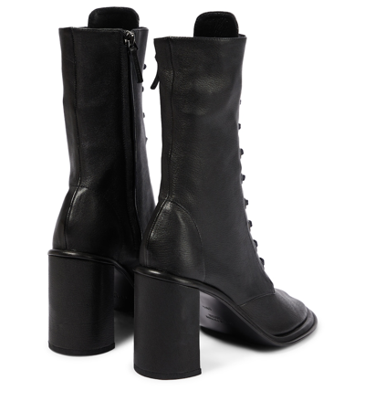 Shop Petar Petrov Salmar Nappa Leather Ankle Boots In Black