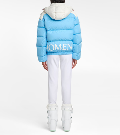 Shop Perfect Moment Moment Down Ski Jacket In Sky Blue