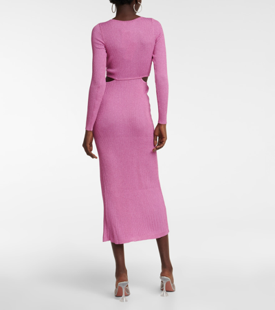 BERNETTE LUREX®挖剪连衣裙