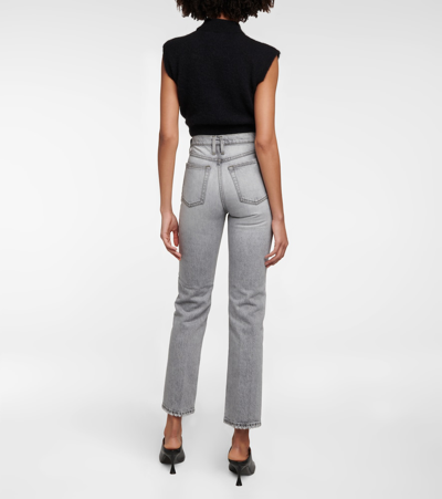 Shop Frame Le High 'n' Tight High-rise Jeans In Everwood