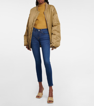 Shop Frame Le Skinny De Jeanne High-rise Jeans In Stover