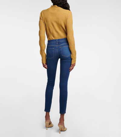 Frame Le High Skinny Crop High-rise Skinny Jeans In Stover