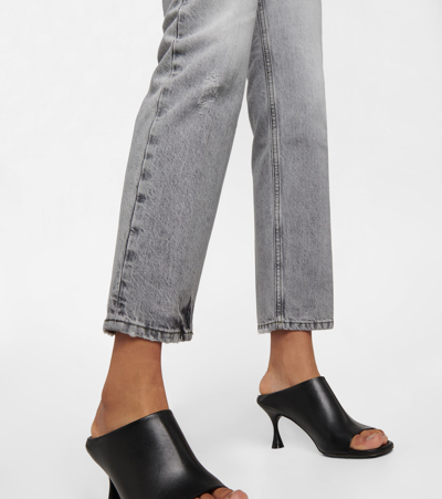 Shop Frame Le High 'n' Tight High-rise Jeans In Everwood