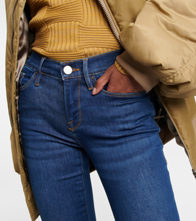 Frame Le High Skinny Crop High-rise Skinny Jeans In Stover