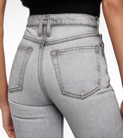 Shop Frame Le High 'n' Tight High-rise Jeans In Everwood