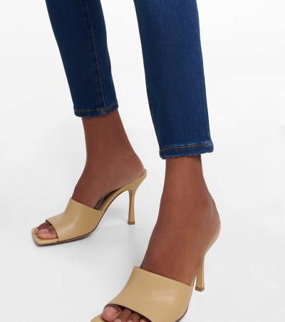 Frame Le High Skinny Crop High-rise Skinny Jeans In Stover