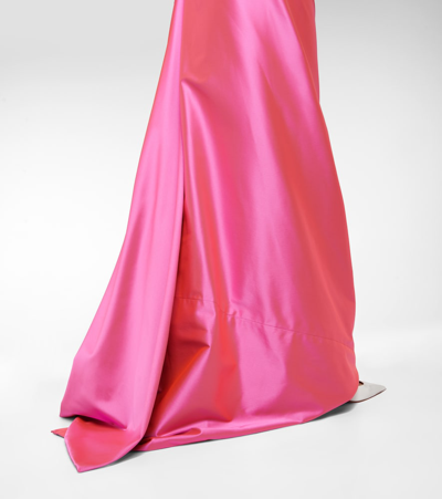 Shop Vivienne Westwood Camille Satin Gown In Pink