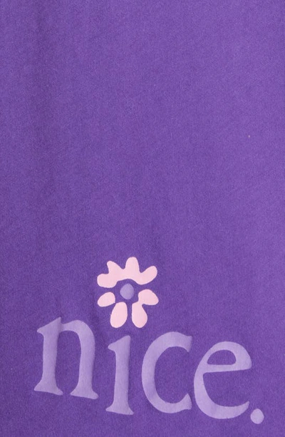 Shop Erl Gender Inclusive Venice Graphic Tee In Luminous Purple