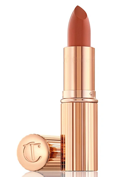 Shop Charlotte Tilbury Ki.s.s.i.n.g. Lipstick In Stoned Rose