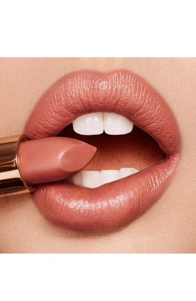 Shop Charlotte Tilbury Ki.s.s.i.n.g. Lipstick In Stoned Rose