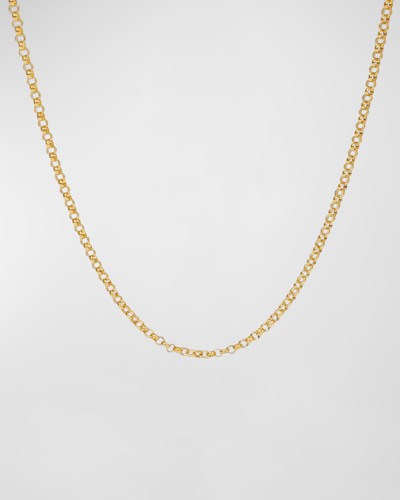 Shop Konstantino Men's 18k Yellow Gold Rolo Chain Necklace
