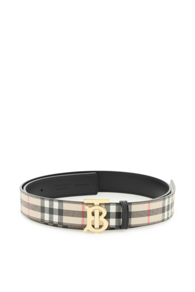 Burberry Men's Reversible Checked Belt