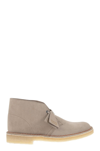 Shop Clarks Desert Boot In Sand