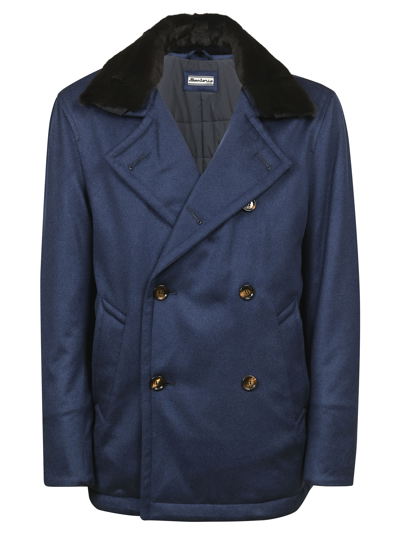 Shop Sartorio Napoli Double-breasted Mid-length Coat
