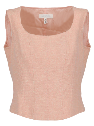 Pre-owned Escada T-shirts And Top In Pink