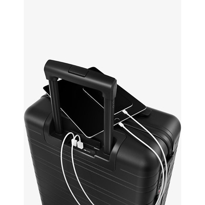 Shop Horizn Studios All Black H5 Smart Spinner Shell Suitcase 55cm