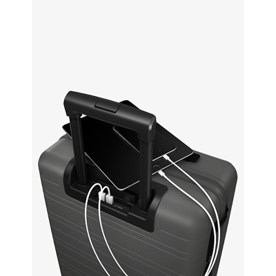 Shop Horizn Studios Graphite H5 Smart Spinner Shell Suitcase 55cm