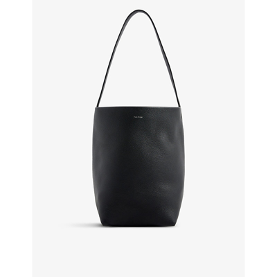The Row Womens Black Pld Park Medium Leather Tote Bag In Black Pld