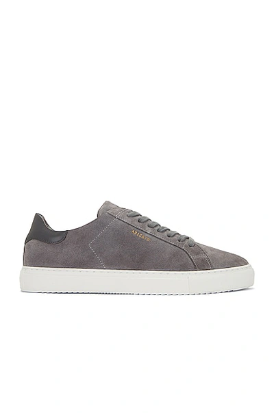 Shop Axel Arigato Clean 90 Suede In Dark Grey