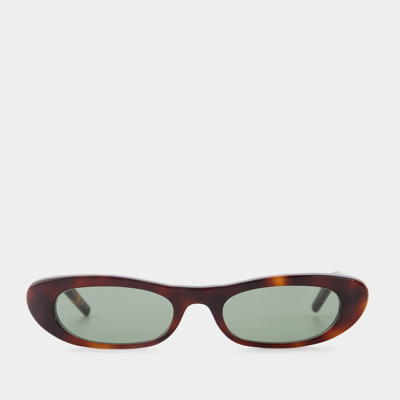 Saint Laurent Sl 557 Shade Tortoiseshell Sunglasses In Multicoloured