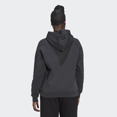 Shop Adidas Originals Women's Adidas Oversized Hooded Sweatshirt In Grey