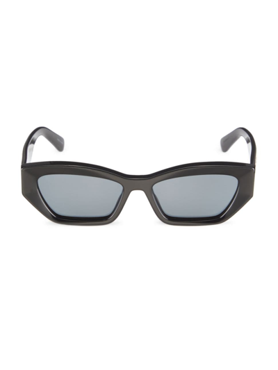 Shop Stella Mccartney Women's 54mm Square Sunglasses In Black