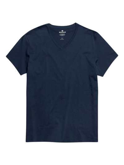 Shop Bombas Men's V-neck Short-sleeve T-shirt In Navy