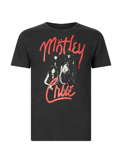 Shop John Varvatos Men's Motley Crue Script Logo T-shirt In Black