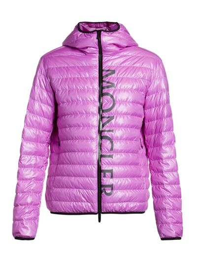 Shop Moncler Men's Lightweight Down Jacket In Pink