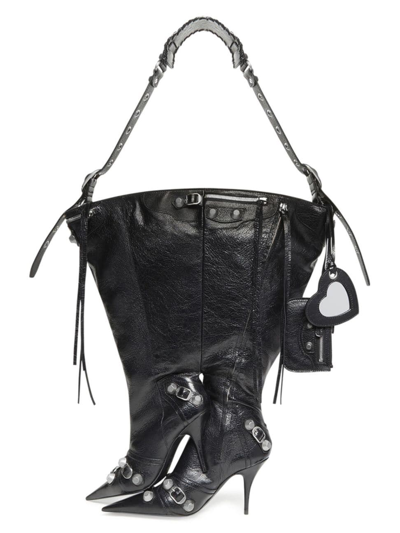 Shop Balenciaga Women's Le Cagole Boot Bag In Black
