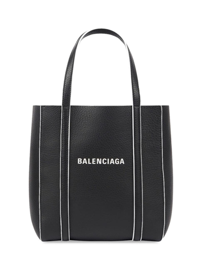 Shop Balenciaga Women's Everyday Xxs Tote Bag In Black White