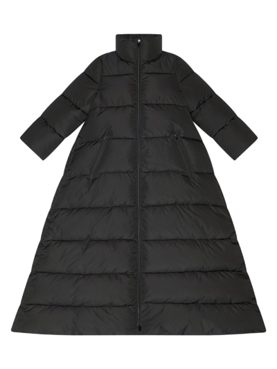 Shop Balenciaga Women's Maxi Bow Puffer In Black