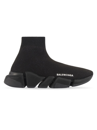 Shop Balenciaga Women's Speed 2.0 Sneakers In Black