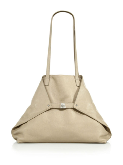 Shop Akris Women's Ai Small Convertible Leather Shoulder Bag In Caramel