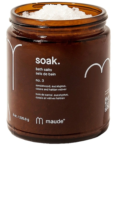 Maude Soak Bath Salt No. 3 In N,a