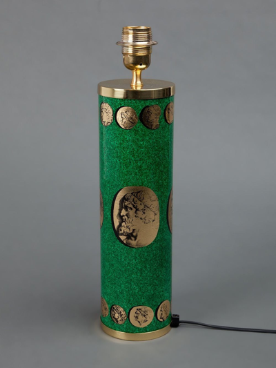 Fornasetti Cameo Lamp Base In Green