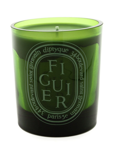 Shop Diptyque Figuier Scented Candle In Green