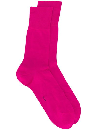 Shop Falke Fal Tiago Socks In Pink