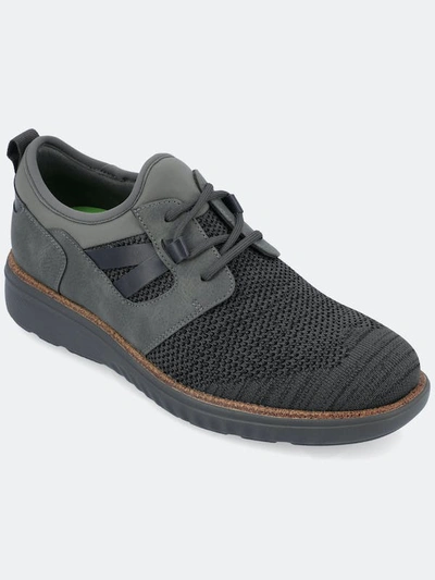 Shop Vance Co. Shoes Claxton Knit Sneaker In Grey
