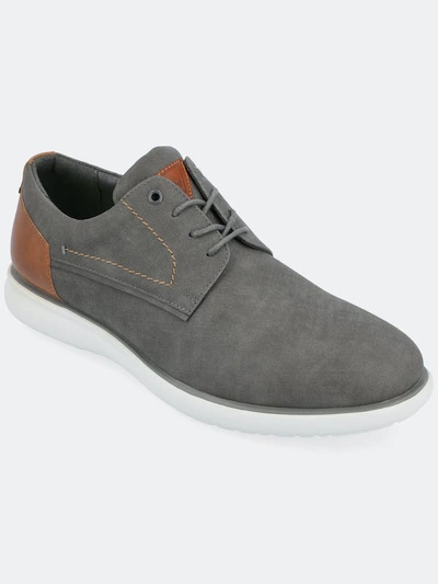 Shop Vance Co. Shoes Kirkwell Lace-up Casual Derby Shoe In Grey