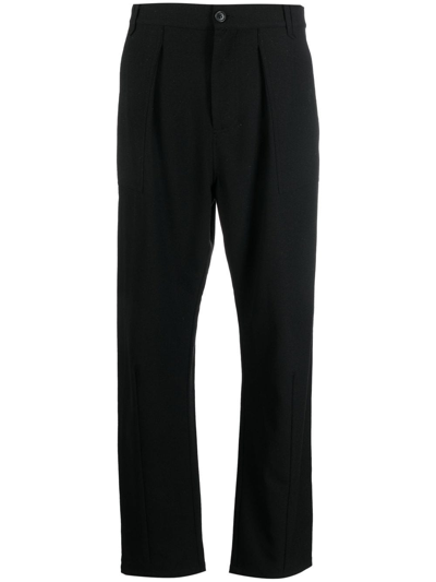 Shop Henrik Vibskov Cinnamon High-waist Trousers In Black
