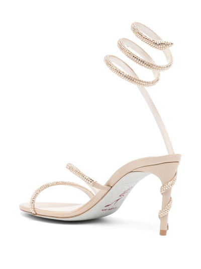 René Caovilla Margot Pump Sandals In Brown